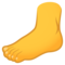 Foot emoji on Emojione